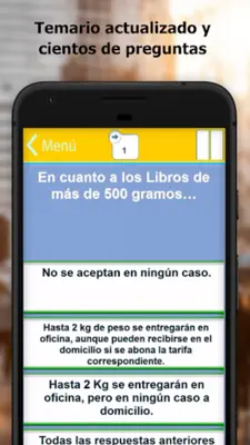 Oposiciones Correos android App screenshot 10